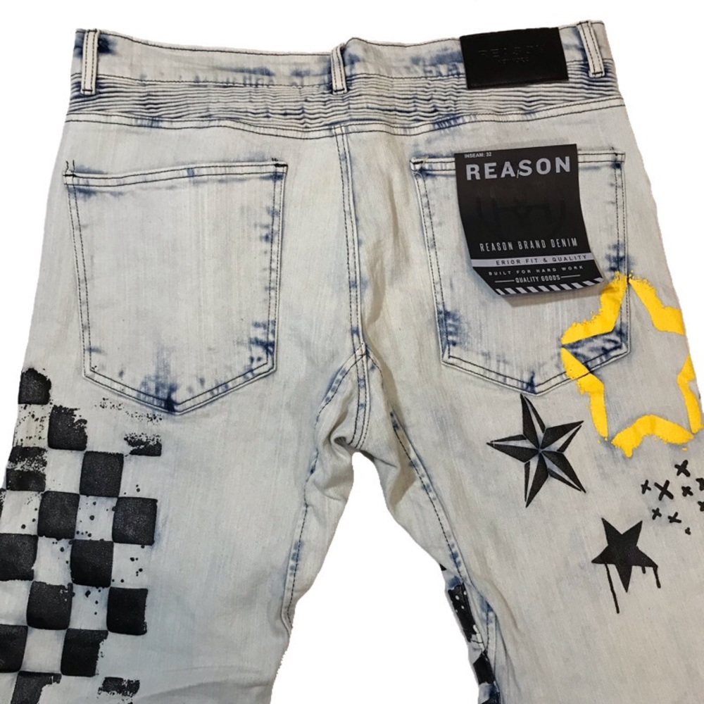 Men’s “Don’t Quit All Over “ jeans. Size 40 - Picture 5 of 6